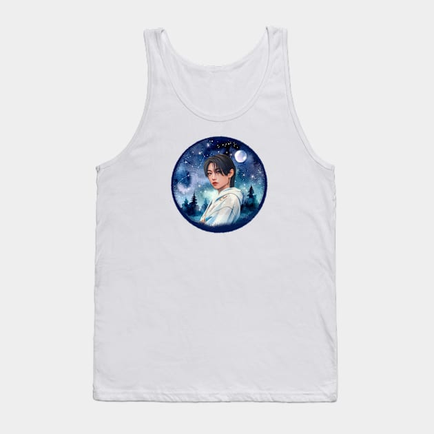 K-pop Stray Kids Felix Fan Art Tank Top by ArtFulArts